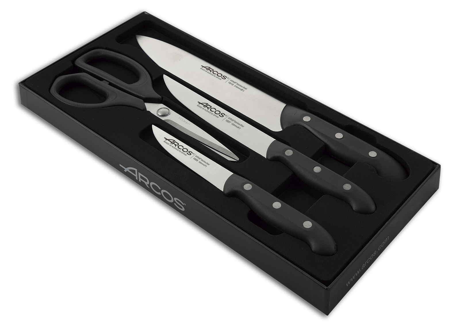 Taco con 5 cuchillos de cocina Arcos Niza
