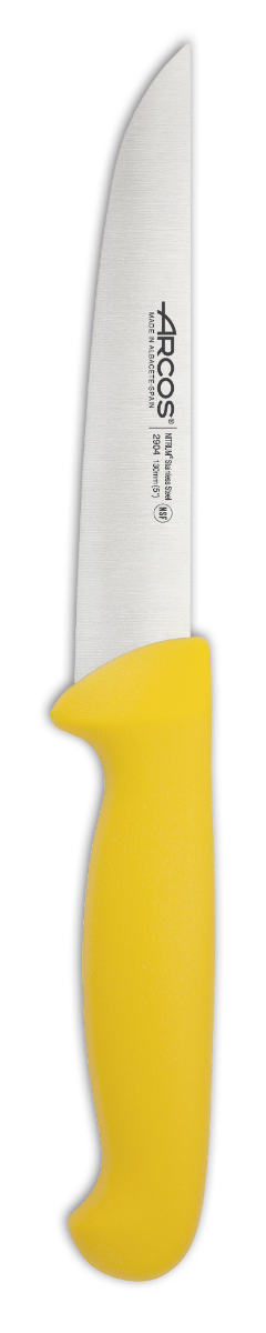 Cuchillo Mango Amarillo Arcos para Hostelería - Glassur